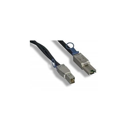 Cable Wholesale SFF8644 to SFF8088 External Mini-SAS Cable, 12Gbit, SFF8644 male to SFF8088 male, 1m 23SA-02101